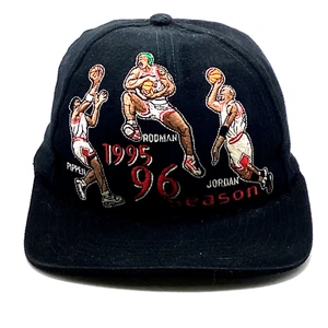 De colección Chicago Bulls Deportes Especialidades SnapBack Sombrero Jordan Rodman Pippen NBA - Imagen 1 de 4