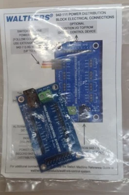 Walthers Controls 942-111 Power Distibution Block - 1 Pair - shipping combined - Image 1 of 4