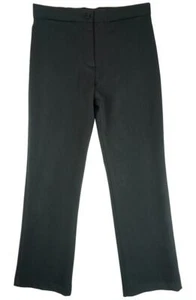 Girls Slash Pocket Black School Uniform Bootcut Trousers Pants 7 to 16 Years - Picture 1 of 2