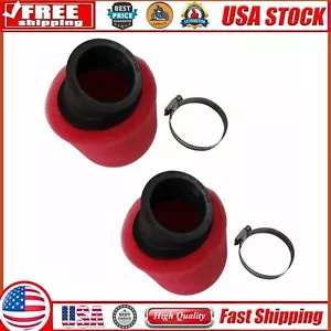 2PCS 45mm/1.77" Air Filter For 125cc 140cc 150cc Pit Dirt Bike ATV Quad Go Kart - Picture 1 of 7