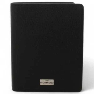 JOHN RICHMOND Wallet Male Leather Black - JR-W202 - Picture 1 of 4