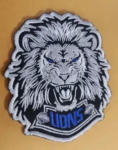 Toppa ricamata calcio Detroit Lions circa 3,25x3,5" - Foto 1 di 2