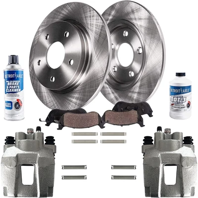 底特律轴后转子卡钳刹车片适用于 2006 - 2010 年福特探险者 — 第 1/4 张图片