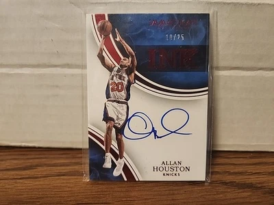 Allan Houston Auto New York Knicks Panini Immaculate Ink - Image 1 of 2