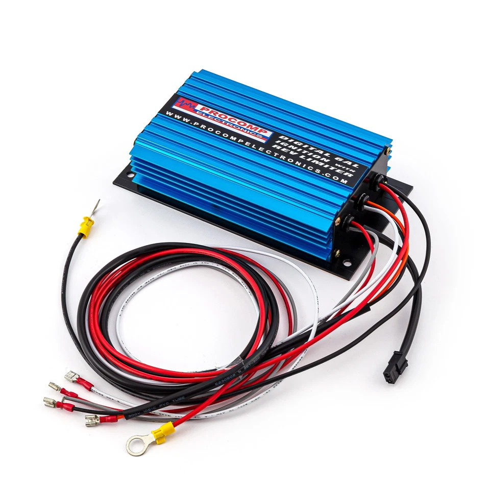 Caixa de ignição Multiple Spark CDI 6AL Rev Lim (1 interruptor rotativo) - Azul - Imagem 1 de 4