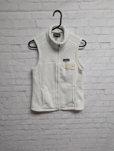 Patagonia Synchilla Womens Med Worn Wear Fleece Full Zip Pocket Vest EUC 114 - Picture 1 of 7