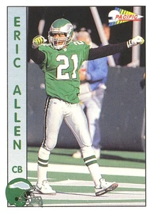 1992 PACIFIC Eric Allen EAGLES Arizona State ASU SUN-DEVILS - Picture 1 of 1