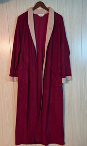 Men's Vintage Christian Dior Monsieur One Size Pink Red Robe With Belt - Picture 1 of 9