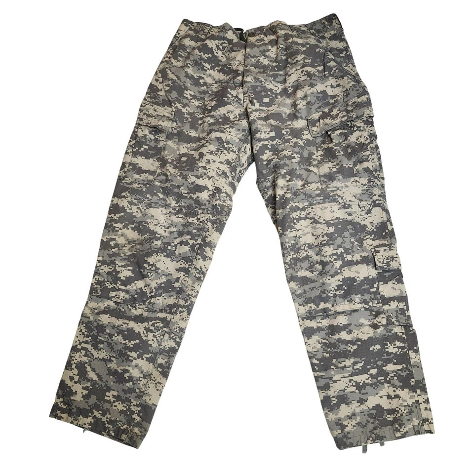 Штаны-карго армии США цифровые камуфляжные боевые большие стандартная талия 35-38 внутренний шов 29-32 - Изображение 1 из 4