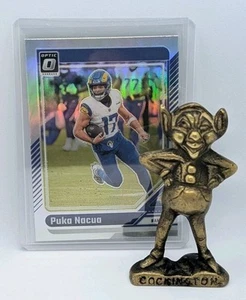 Puka Nacua Silver Holo Prizm #115 2024 Donruss Optic Football Los Angeles Rams - Picture 1 of 3