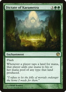 Dictate of Karametra Regular - Journey Into Nyx MTG-LP - Picture 1 of 1