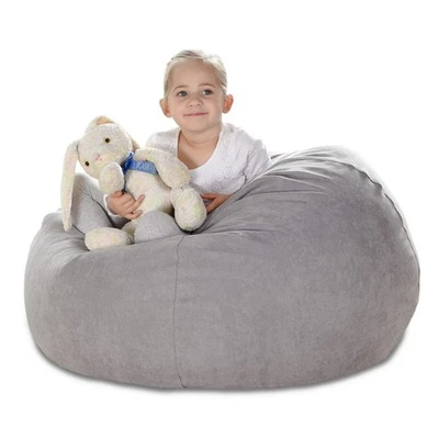 YuppieLife Stuffed Animals Bean Bag Chair Cover Candy-Colored Bean Bag（Ju - Image 1 of 4