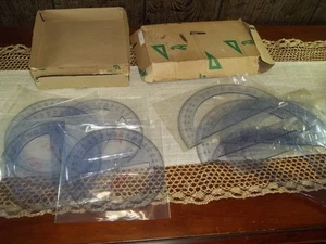 KONVOLUT 11 MORILLA KUNSTSTOFF WINKELMESSER HERGESTELLT IN DÄNEMARK - Bild 1 von 6