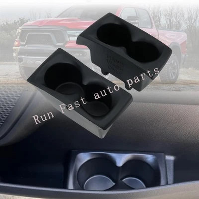 2 PIEZAS NUEVO Portavasos Izquierdo y Derecho SE ADAPTA 2019 2020 2021 2022 2023-2026 Ram 1500 EE. UU. Foto 1 de 4