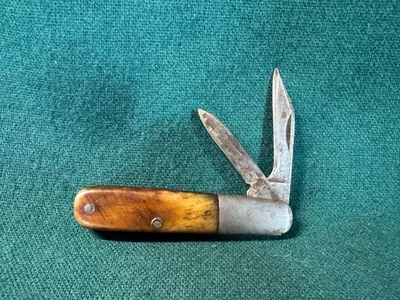 Vintage Cattaraugus 2159 Barlow Folding Pocket Knife Bone - Image 1 of 4