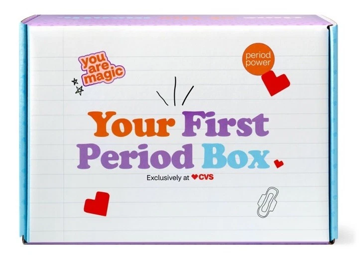 Kit Primer Período para Niñas, Kit Menstrual para Adolescentes Adolescentes-Bienvenida Mujer Foto 1 de 4