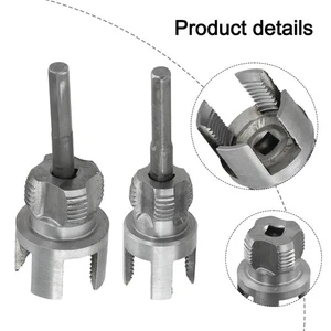 2-tlg Rohrgewindewerkzeug Dual Use für Innen- und Außengewindeschneidarbeiten - Picture 1 of 12