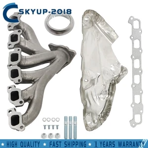 08-09 For GMC Envoy & Saab 4.2L Naturally Aspirated Exhaust Manifold W/Gasket - Picture 1 of 13