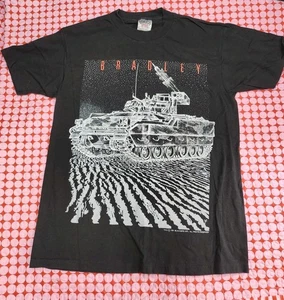 Tshirt vintage BLACKBIRD M-3 Bradley Tank rétro moyen 1991 double face excellent état États-Unis - Photo 1/11