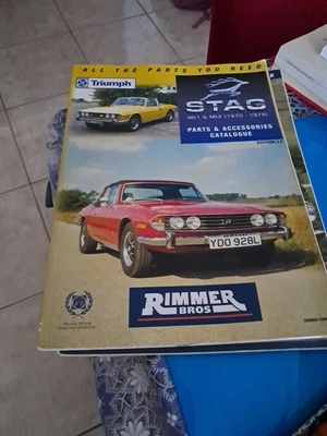 TRIUMPH STAG MK 1 e MK 2 (1970-1978)   Part & Accessories Catalogue Edition 2.2 - Immagine 1 di 3
