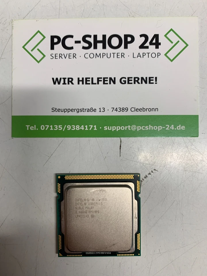 Intel CORE i5-750 2.66GHz CPU Prozessor Sockel 1156 - Bild 1 von 1