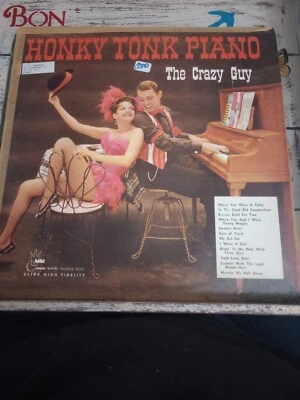 Honky Tonk piano the crazy guy vinyl record lp album original country G/F  Foto 1 de 4