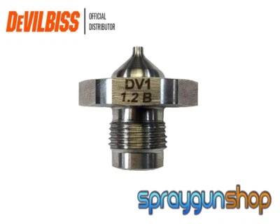 DeVilbiss - DV1 Basecoat 1.2mm Punta Fluida Foto 1 de 4