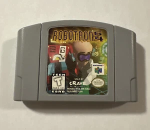 Robotron 64 (Nintendo 64, 1998) N64 Authentic Cartridge Works Tested Video Game - Picture 1 of 16