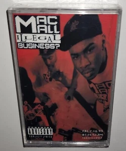 MAC MALL - Illegal business SEALED Cassette Young Black Brotha rare rap - Picture 1 of 2