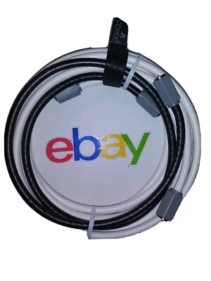 Lot of 2 COPPER F CONNECTOR AMPHENOL COMCAST COAX CABLE 15 FT & 3FT NEW !! - Image 1 of 4