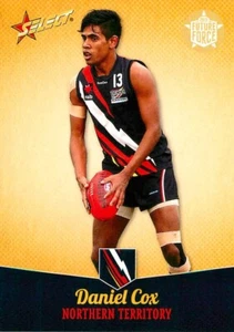 2013 Northern Territory AFL Select Future Force Rookie Card - Daniel Cox - Imagen 1 de 3