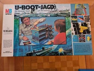 U-Boot Jagd MB Spiele / 3D Brettspiel / Boardgame / Strategie Vintage - Bild 1 von 9