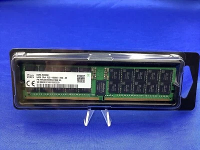 HMCG94MEBRA108N HYNIX 64G (1X64GB) 2RX4 PC5-4800B RDIMM MEMORY - Image 1 of 3