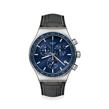 Swatch COBALT LAGOON IRONY CHRONO YVS496 Men's Black