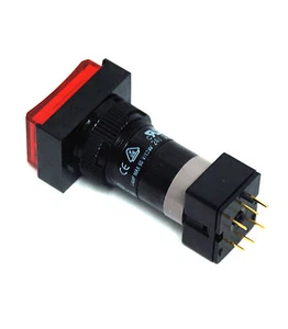 Enchufe de PCB de 1 pieza para interruptor de botón pulsador de enchufe DECA P16 P16LA P16LM P16LAU P16LMU - Imagen 1 de 4