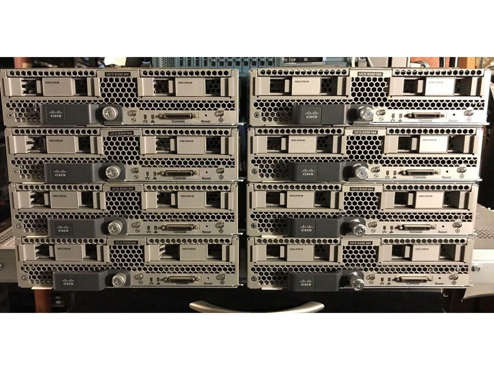 Cisco UCS 5108 + 8 x B200 M4 Blade Servers CTO 0M UCSC-B200-M4 - Image 1 of 1