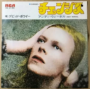 DAVID BOWIE CHANGES / ANDY WARHOL JAPAN RCA SS-2184 - Picture 1 of 6