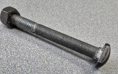 NICE USED ORIGINAL GENUINE PORSCHE 914 912E ALTERNATOR MOUNTING BOLT W NUT NLA - Image 1 of 4