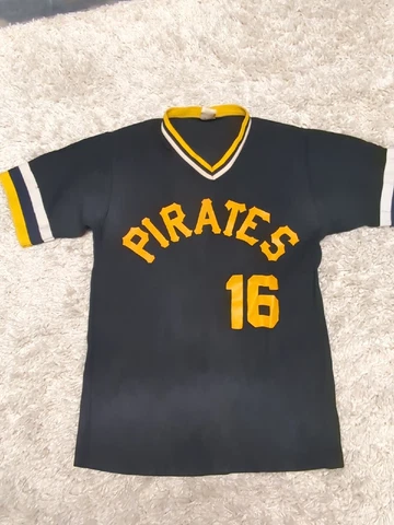 Vintage Jersey Medium Pittsburgh Pirates 16 Allerson Short Sleeve Cover