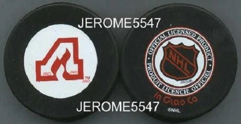 ATLANTA FLAMES 1972-1980 NHL NOSTALGIA PUCK Defunct team 2003 back #autog - #3L Cover