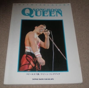 QUEEN Freddie Mercury SONGBOOK Copy & Tablature Guitar Tab Book Japan Import - Picture 1 of 2