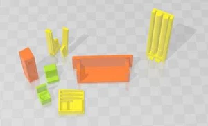 Security Office Set - Atomic Shelter - Atom Punk - Starfinder - Cyberpunk - Scie - Picture 1 of 1