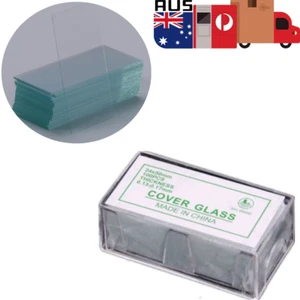200pcs Blank Microscope Slides Coverslips Cover Glass Observe Specimen 24x50mm - Picture 1 of 6