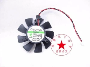 1PC SUNON 126010VM 12V diameter 55 hole pitch 32MM graphics card fan - Picture 1 of 2