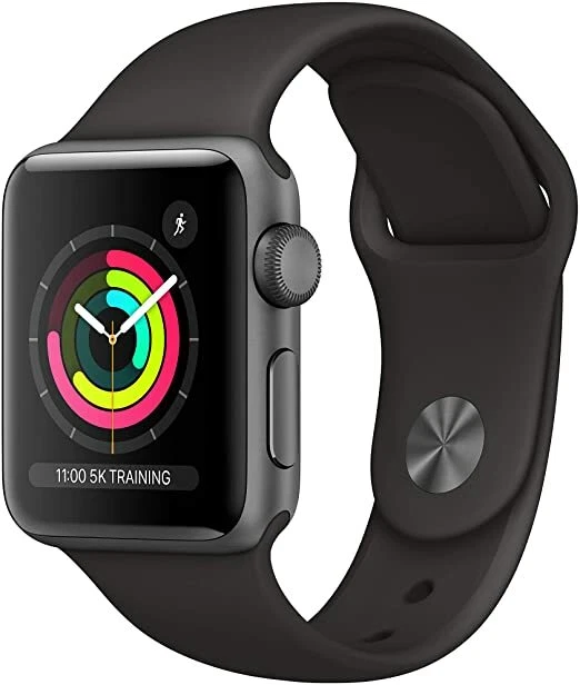 Apple Watch Series 3 MTF02B/A 38mm GPS Aluminium Case Smartwatch - Space Gray - Image 1 of 1