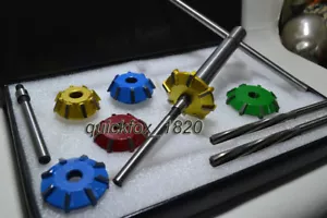 Harley Davidson Sportster 883 Valve seat Cutter Set Carbide Tipped 3 Angle Cut - Picture 1 of 11