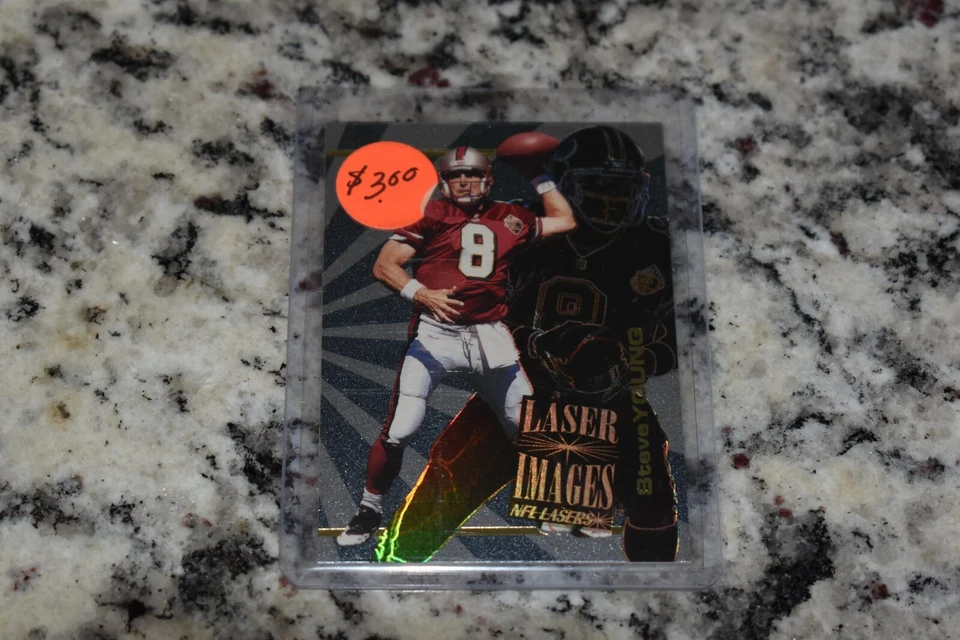 1996 Scoreboard NFL Lasers Laser Images  STEVE YOUNG - Image 1 of 1