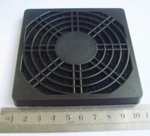 1pcs Black Dustproof Dust Fan Filter for DC PC Fan 92mm 9.2cm New - Picture 1 of 2