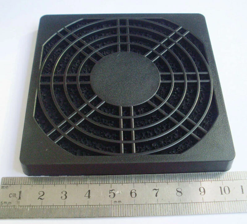 1pcs Black Dustproof Dust Fan Filter for DC PC Fan 92mm 9.2cm New - Image 1 of 1