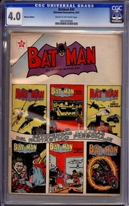CGC MEXICAN EDTION BATMAN 100 /BATMAN 41 1957 VG 4.0 D.C COMICS - Picture 1 of 4
